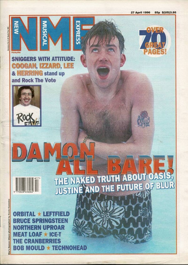 NEW MUSICAL EXPRESS UK MUSIC PAPER 27th April 1996 BUY VINTAGE BACK ISSUE MAGAZINES TILLEYS
