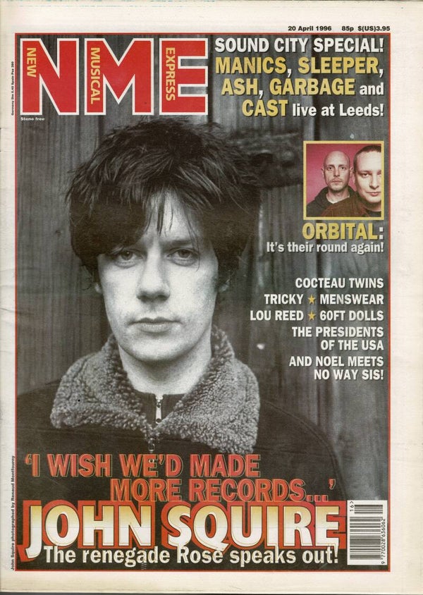 NEW MUSICAL EXPRESS UK MUSIC PAPER 20th April 1996 BUY VINTAGE BACK ISSUE MAGAZINES TILLEYS