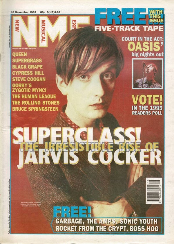 NEW MUSICAL EXPRESS UK MUSIC PAPER 18th November 1995  BUY VINTAGE BACK ISSUE MAGAZINES TILLEYS