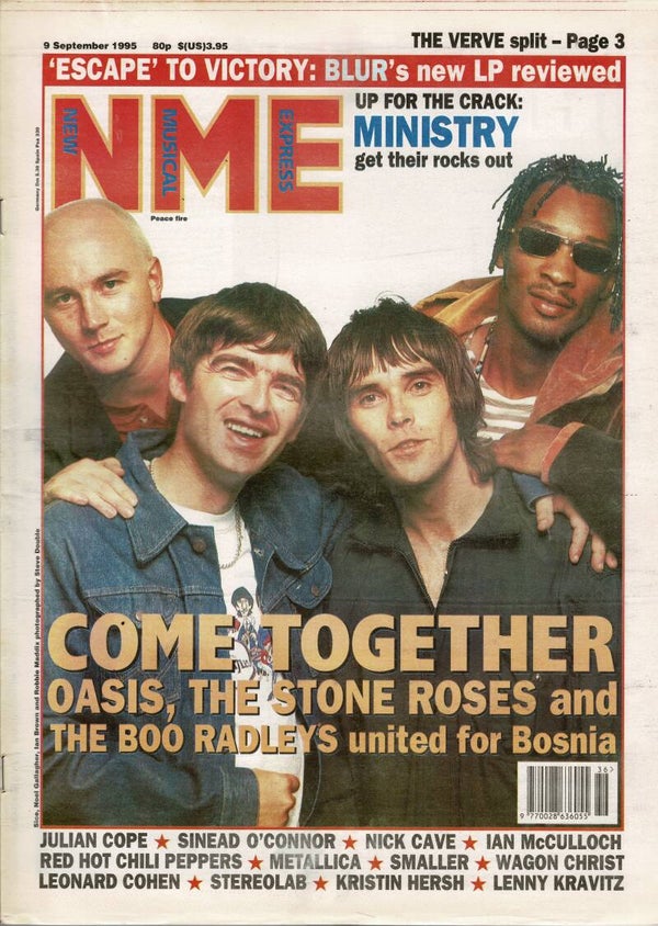 NEW MUSICAL EXPRESS UK MUSIC PAPER 9th September  1995  BUY VINTAGE BACK ISSUE MAGAZINES TILLEYS