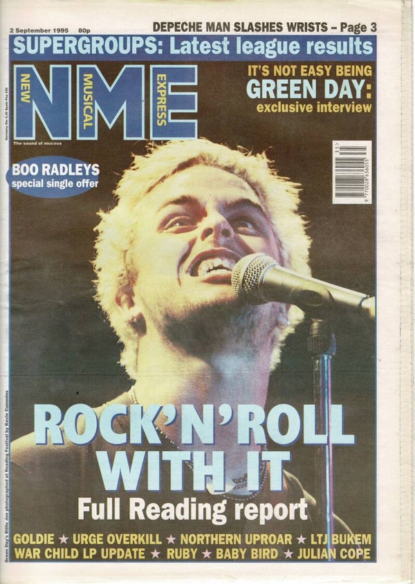 NEW MUSICAL EXPRESS UK MUSIC PAPER 2nd September 1995