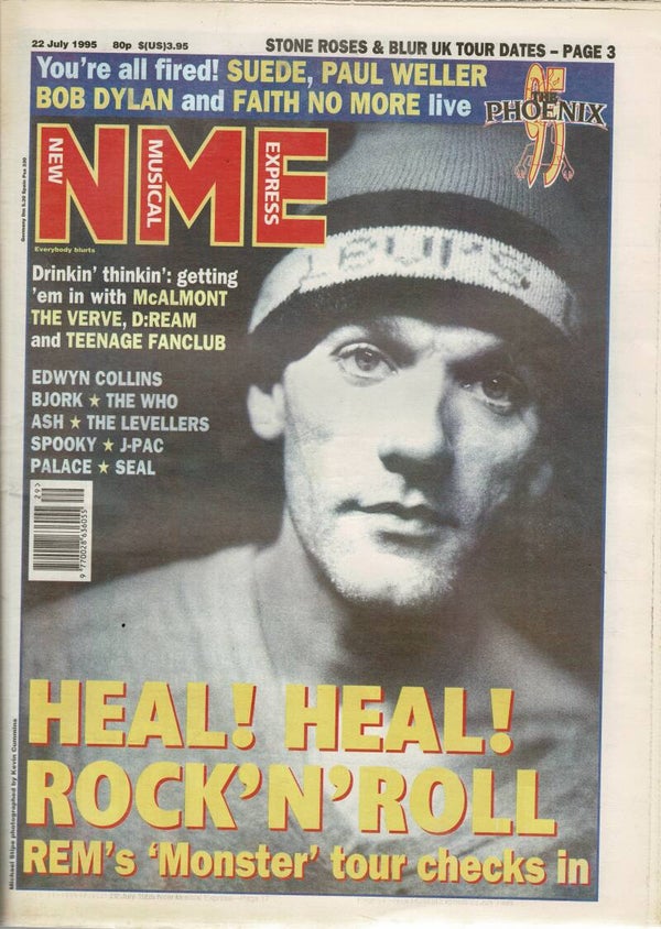 NEW MUSICAL EXPRESS UK MUSIC PAPER 22nd July 1995