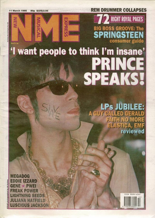 NEW MUSICAL EXPRESS UK MUSIC PAPER 11th March 1995