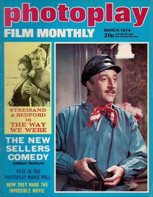 PHOTOPLAY  FILM MONTHLY  UK MAGAZINE March 1974  BUY VINTAGE MAGAZINES TILLEYS