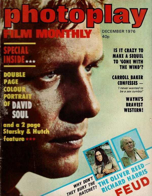 PHOTOPLAY  FILM MONTHLY  UK MAGAZINE December 1976  BUY VINTAGE MAGAZINES TILLEYS