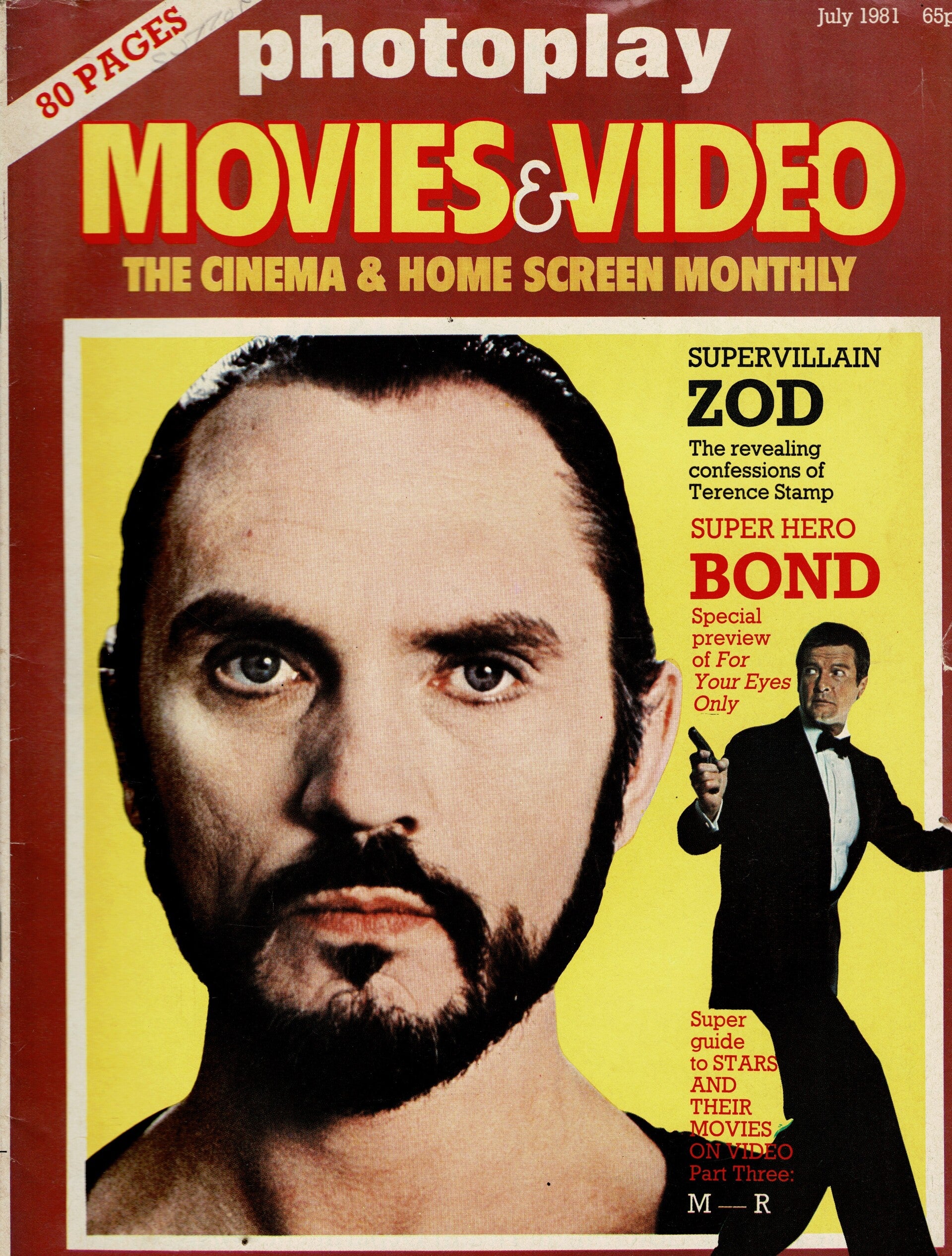 PHOTOPLAY MOVIES AND VIDEO UK MAGAZINE July 1981 BUY VINTAGE MAGAZINES TILLEYS