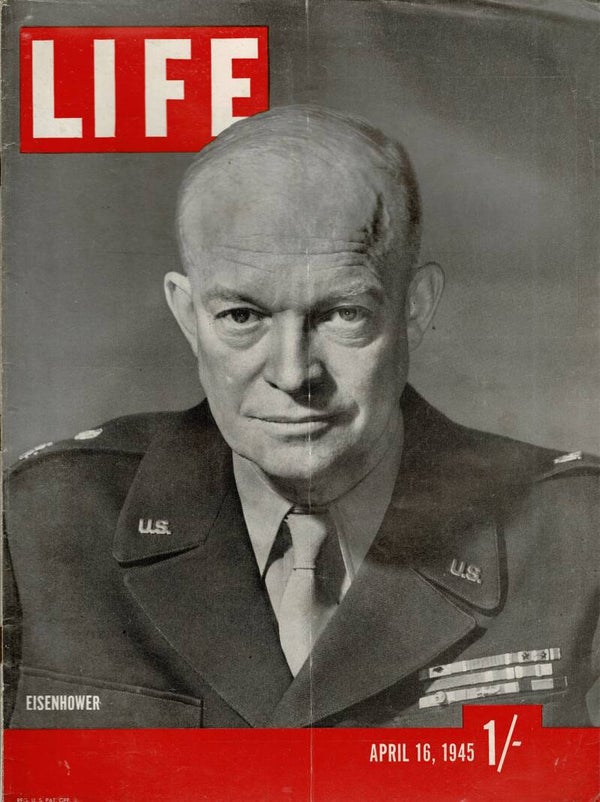 LIFE US MAGAZINE April 16th 1945 VINTAGE MAGAZINE BACK ISSUE TILLEYS