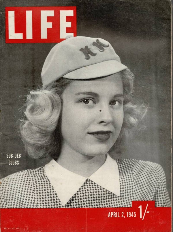 LIFE US MAGAZINE April 2nd 1945 VINTAGE MAGAZINE BACK ISSUE TILLEYS
