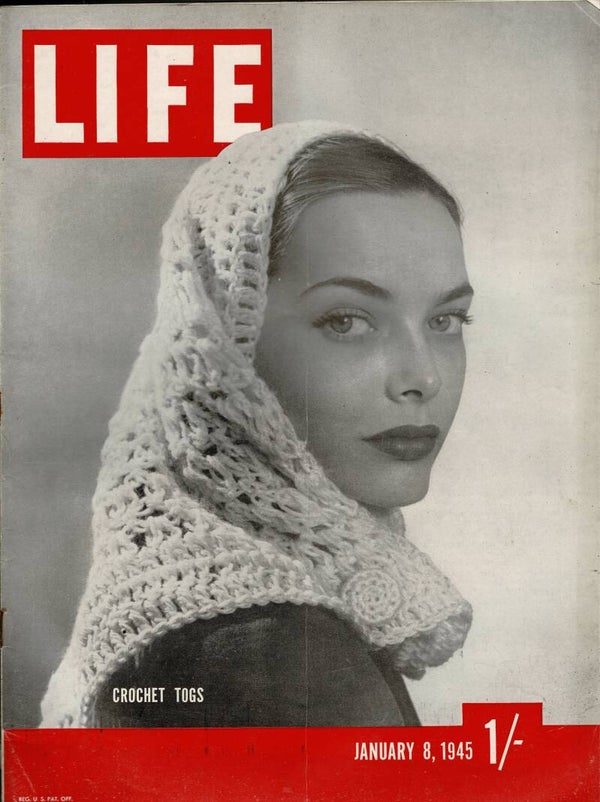 LIFE US MAGAZINE January 8th 1945 VINTAGE MAGAZINE BACK ISSUE TILLEYS