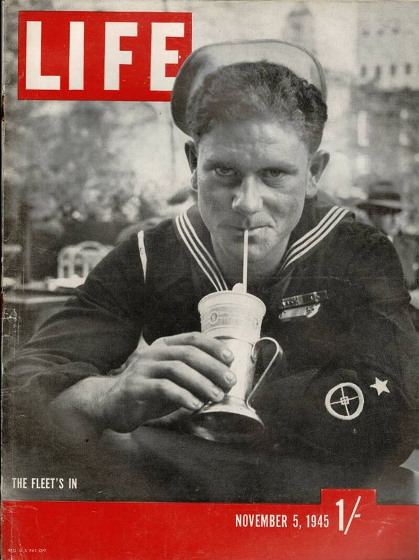LIFE US MAGAZINE November 5th 1945 VINTAGE MAGAZINE BACK ISSUE TILLEYS