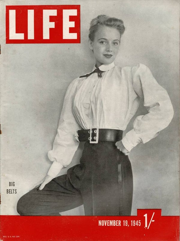LIFE US MAGAZINE November 19th 1945 VINTAGE MAGAZINE BACK ISSUE TILLEYS