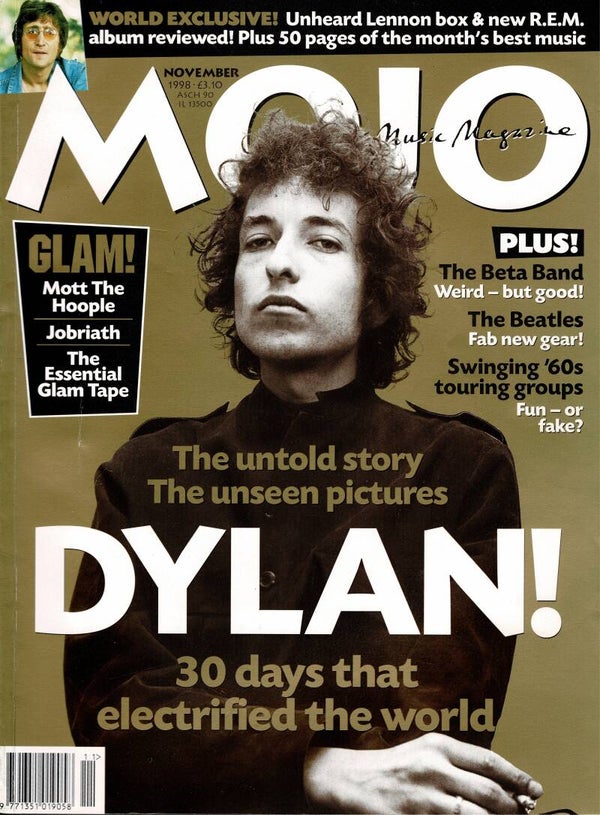 MOJO UK MAGAZINE NO 60 November 1998 BUY VINTAGE BACK ISSUE MAGAZINES TILLEYS