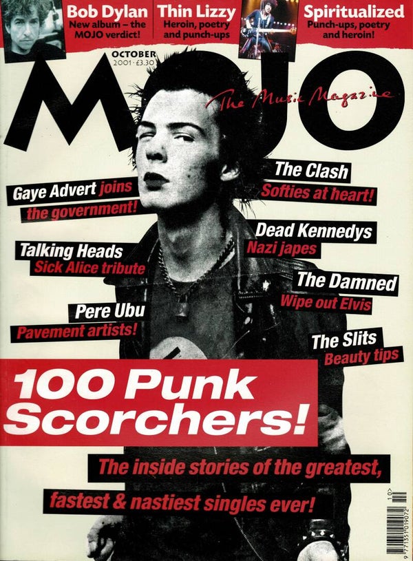 MOJO UK MAGAZINE NO 95 October 2001 BUY VINTAGE BACK ISSUE MAGAZINES TILLEYS