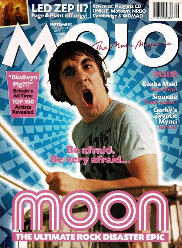 MOJO UK MAGAZINE NO 58 September 1998 BUY VINTAGE BACK ISSUE MAGAZINES TILLEYS