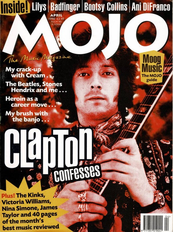 MOJO UK MAGAZINE NO 53 April 1998  BUY VINTAGE BACK ISSUE MAGAZINES TILLEYS