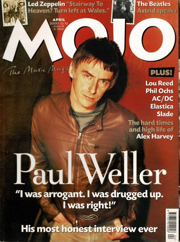 MOJO UK MAGAZINE NO 77 April 2000  BUY VINTAGE BACK ISSUE MAGAZINES TILLEYS