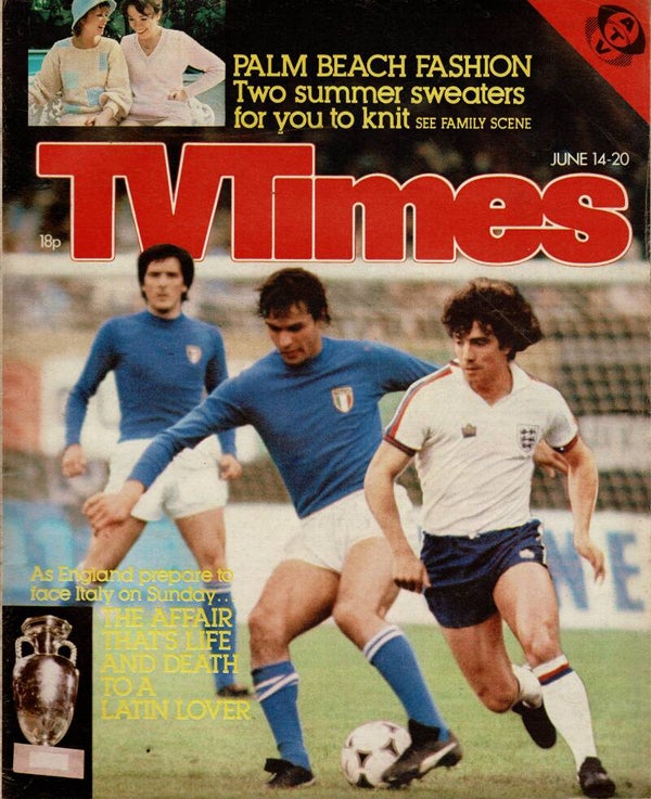 TV TIMES UK MAGAZINE June 14th - 20th  1980  BUY VINTAGE BACK ISSUE MAGAZINES TILLEYS