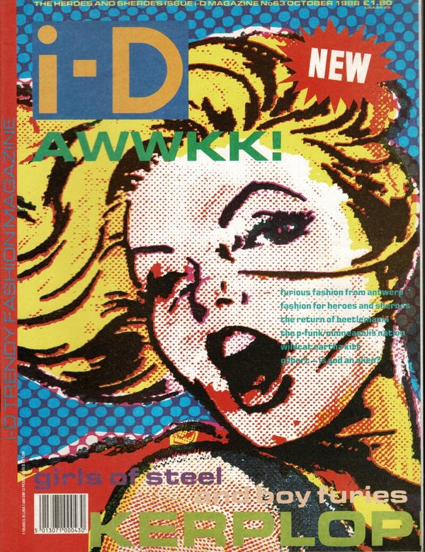 i - D UK MAGAZINE NO 63 October 1988  BUY VINTAGE BACK ISSUE MAGAZINES TILLEYS