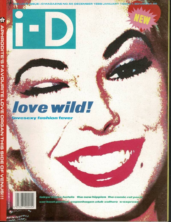 i - D UK MAGAZINE NO 65 December  1988 January 1989  BUY VINTAGE BACK ISSUE MAGAZINES TILLEYS