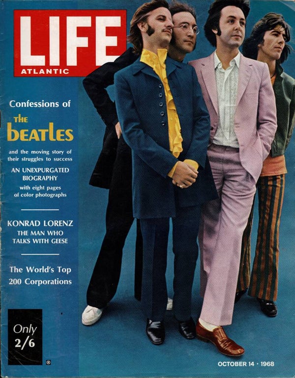 LIFE ATLANTIC  US MAGAZINE October 4th 1968 BUY VINTAGE MAGAZINE BACK ISSUES FROM TILLEYS