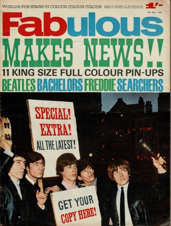 FABULOUS UK MAGAZINE 2nd May 1964 BUY VINTAGE MAGAZINE BACK ISSUES FROM TILLEYS