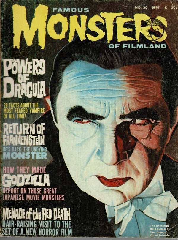 FAMOUS MONSTERS OF FILMLAND US MAGAZINE NO 30 September 1964  BUY VINTAGE BACK ISSUE MAGAZINES TILLEYS