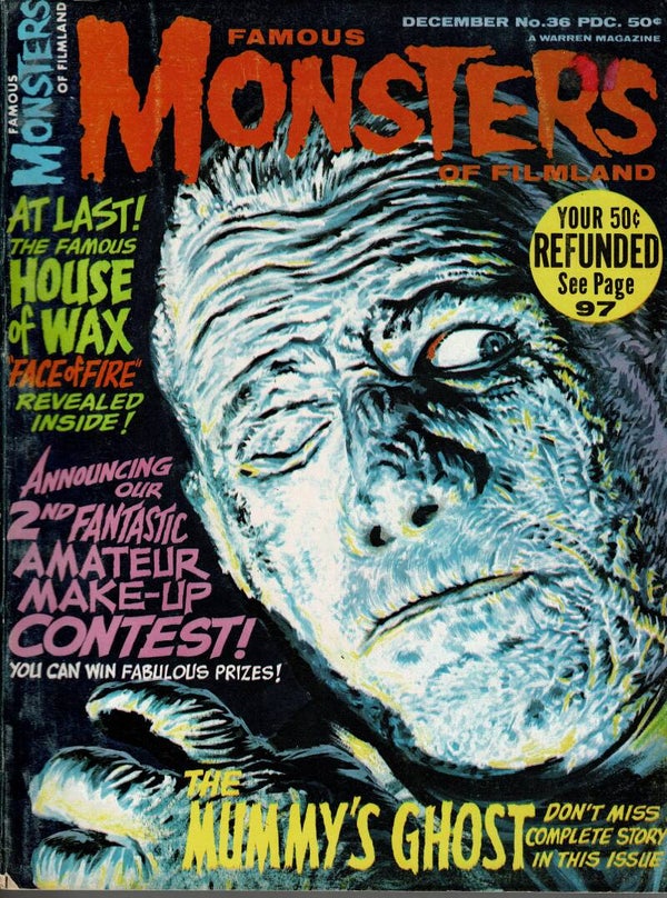 FAMOUS MONSTERS OF FILMLAND US MAGAZINE NO 36 December 1965  BUY VINTAGE BACK ISSUE MAGAZINES TILLEYS