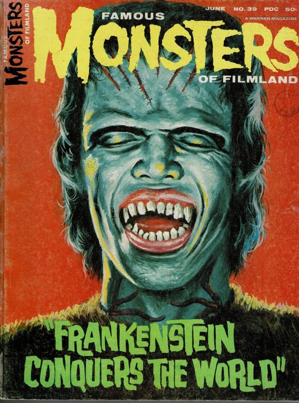FAMOUS MONSTERS OF FILMLAND US MAGAZINE NO 39 June 1966  BUY VINTAGE BACK ISSUE MAGAZINES TILLEYS