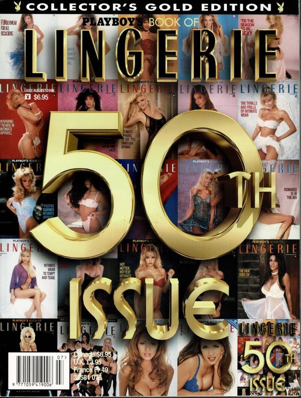 PLAYBOY LINGERIE US MAGAZINE  July / August 1996 BUY VINTAGE BACK ISSUE MAGAZINES TILLEYS