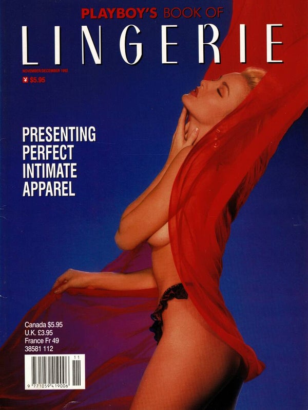 PLAYBOY LINGERIE US MAGAZINE  November / December 1992 BUY VINTAGE BACK ISSUE MAGAZINES TILLEYS