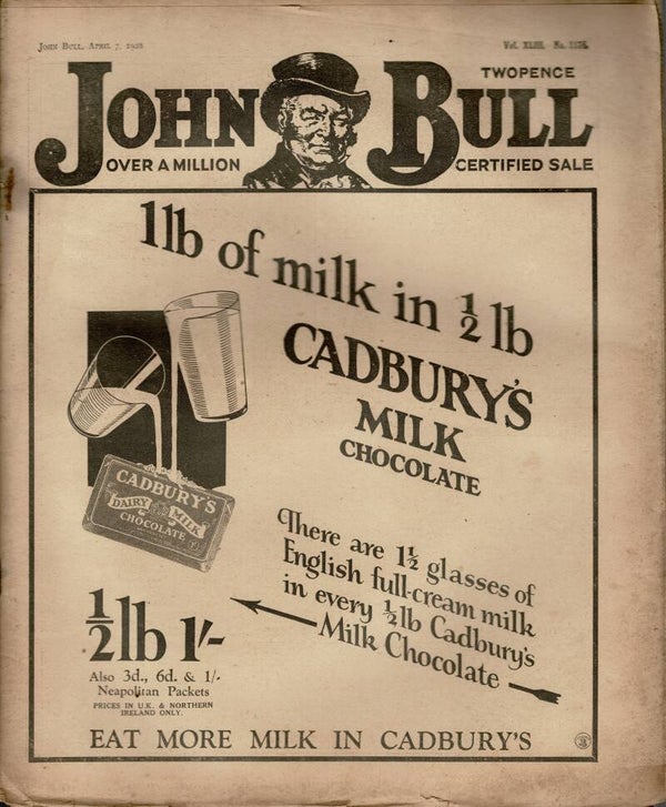JOHN BULL UK MAGAZINE April 7th 1928 VINTAGE MAGAZINE BACK ISSUE TILLEYS