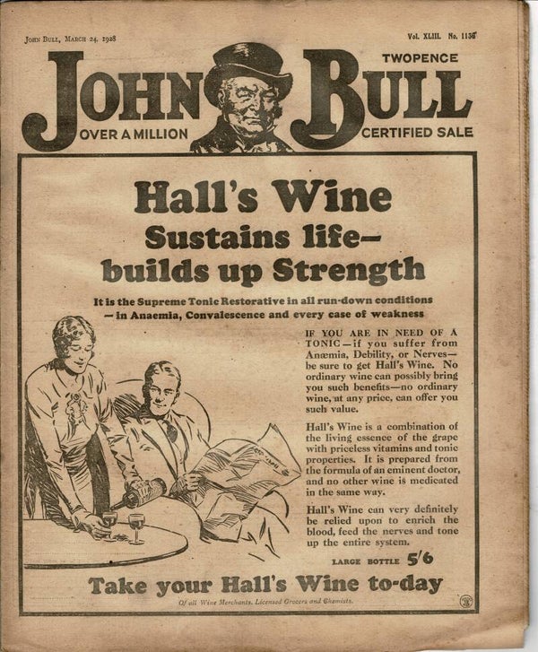 JOHN BULL UK MAGAZINE March 24th 1928 VINTAGE MAGAZINE BACK ISSUE TILLEYS