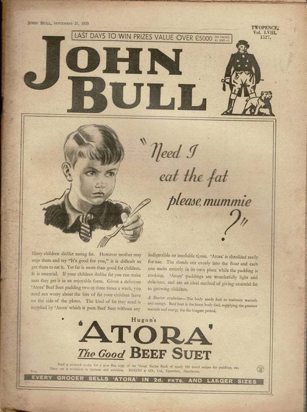 JOHN BULL UK MAGAZINE September 21st 1935 VINTAGE MAGAZINE BACK ISSUE TILLEYS