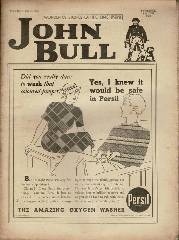 JOHN BULL UK MAGAZINE May 18th 1935 VINTAGE MAGAZINE BACK ISSUE TILLEYS