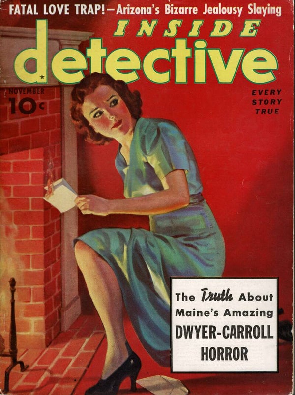 INSIDE DETECTIVE US MAGAZINE November 1938 VINTAGE MAGAZINE BACK ISSUE FROM TILLEYS