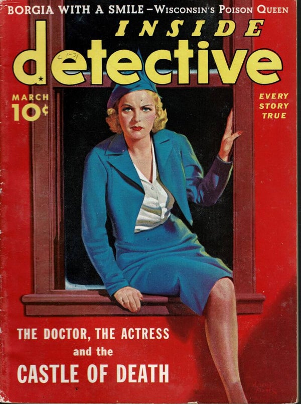INSIDE DETECTIVE US MAGAZINE March 1939 VINTAGE MAGAZINE BACK ISSUE FROM TILLEYS