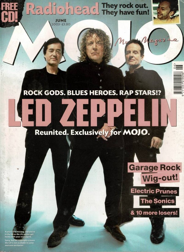 MOJO UK MAGAZINE NO 115 June 2003 VINTAGE BACK ISSUE MAGAZINES TILLEYS