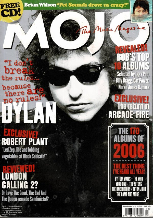 MOJO UK MAGAZINE NO 158 January 2007 VINTAGE BACK ISSUE MAGAZINES TILLEYS