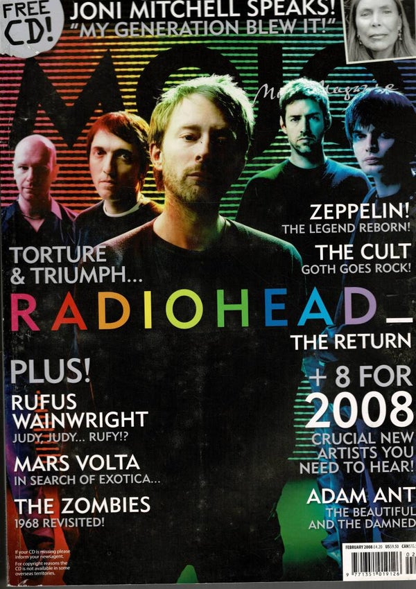 MOJO UK MAGAZINE NO 171 February 2008 VINTAGE BACK ISSUE MAGAZINES TILLEYS