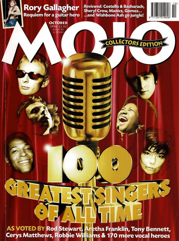 MOJO UK MAGAZINE NO 59 October 1998 BUY VINTAGE BACK ISSUE MAGAZINES TILLEYS