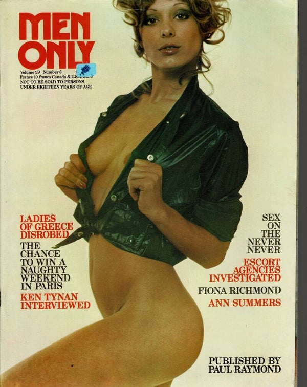 MEN ONLY UK MAGAZINE VOL 39 NO 8  1974 BUY VINTAGE BACK ISSUE MAGAZINES TILLEYS