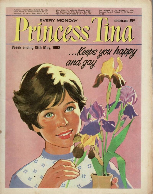 PRINCESS TINA UK COMIC 18TH May 1968  VINTAGE BACK ISSUE COMICS TILLEYS