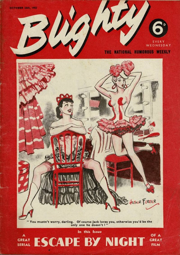 BLIGHTY UK MAGAZINE October 24TH 1953  BUY VINTAGE BACK ISSUE MAGAZINES TILLEYS