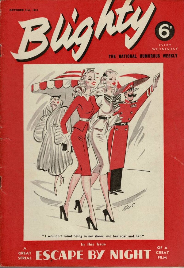 BLIGHTY UK MAGAZINE  October 31ST 1953  BUY VINTAGE BACK ISSUE MAGAZINES TILLEYS