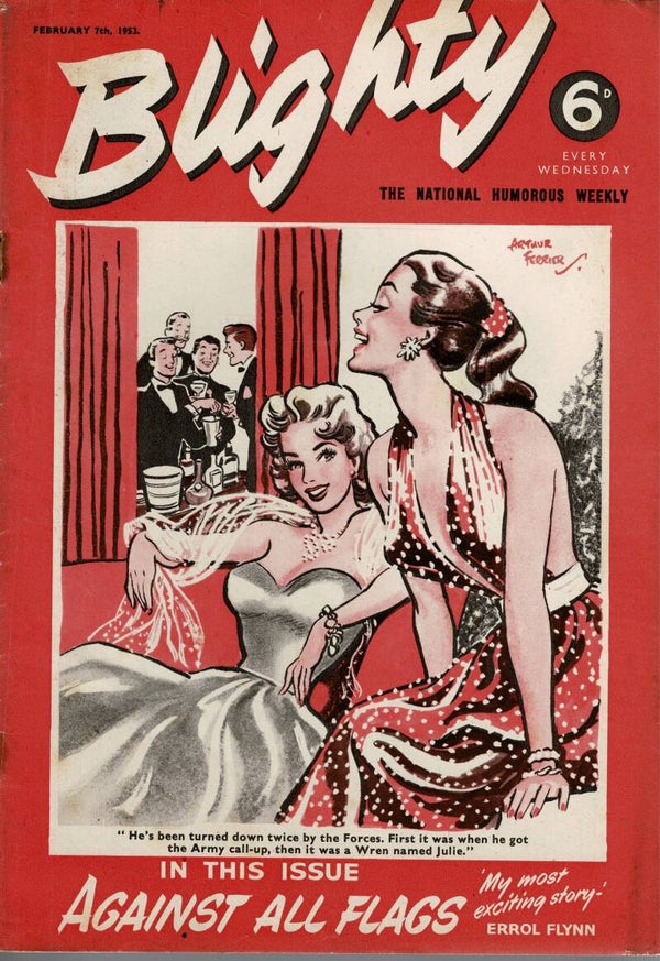 BLIGHTY UK MAGAZINE  February 7TH 1953  BUY VINTAGE BACK ISSUE MAGAZINES TILLEYS