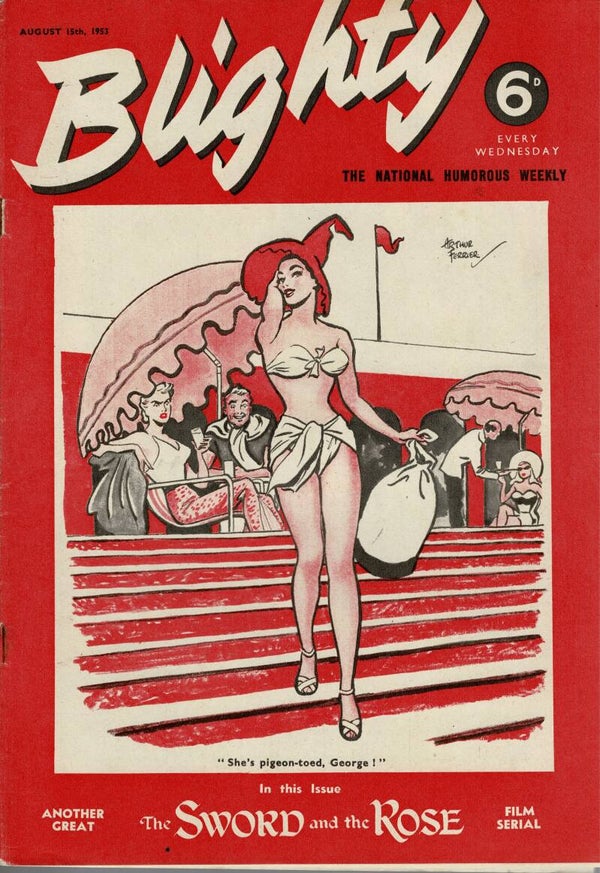 BLIGHTY UK MAGAZINE August 15TH 1953  BUY VINTAGE BACK ISSUE MAGAZINES TILLEYS