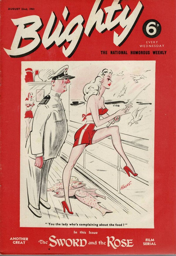 BLIGHTY UK MAGAZINE August 22ND 1953  BUY VINTAGE BACK ISSUE MAGAZINES TILLEYS