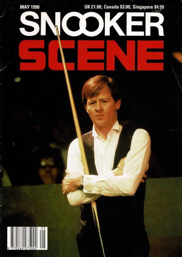 SNOOKER SCENE UK MAGAZINE May 1990 BUY VINTAGE BACK ISSUE MAGAZINES TILLEYS