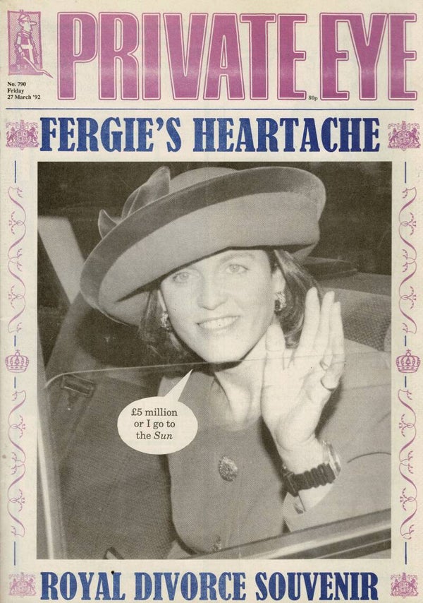 PRIVATE EYE UK MAGAZINE  NO 790 27TH March 1992 BUY VINTAGE BACK ISSUE MAGAZINES TILLEYS