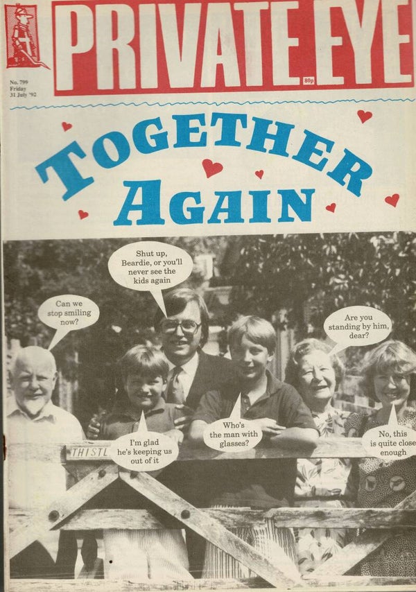 PRIVATE EYE UK MAGAZINE  NO 799 31ST July 1992 BUY VINTAGE BACK ISSUE MAGAZINES TILLEYS